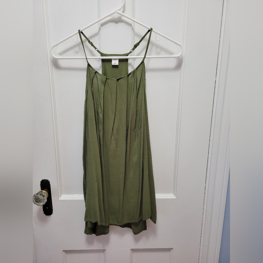 Women's, Olive green, spaghetti strap top, size medium, old navy